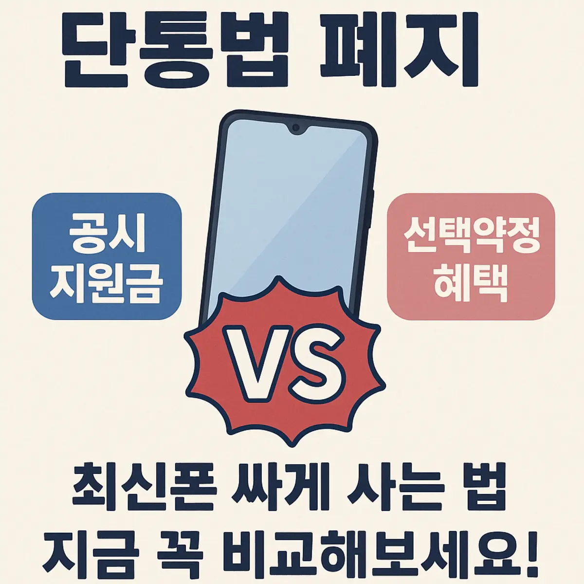 공시지원금과 선택약정
