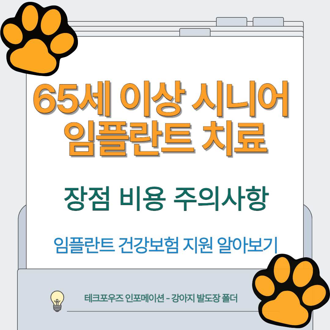 65세 이상 시니어 임플란트 시술